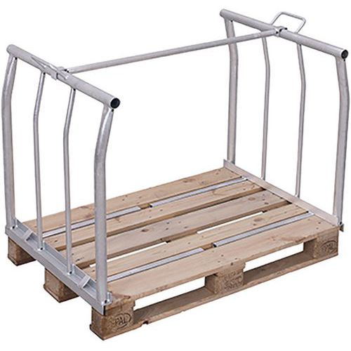 Paletový nástavec typ 66, pozink, 120 x 120 x 100 cm