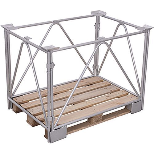 Paletový nástavec typ 68, pozink, 100 x 120 x 100 cm