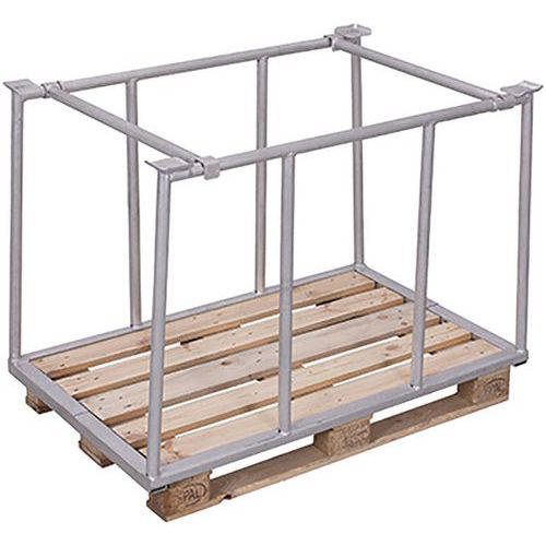 Paletový nástavec typ 75, pozink, 115,5 x 120 x 80 cm