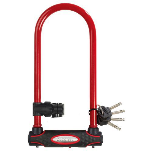 Zámek na kolo Master Lock 280mm, červený