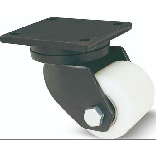 Polyamidové transportní kolo s přírubou, průměr 82 mm, šíře 80 mm, otočné, kuličkové ložisko