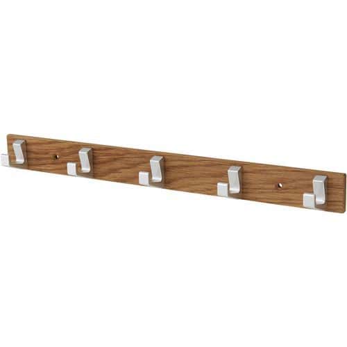 Nástěnný věšák na ručníky Gardelux, 5 háčků, délka 36 cm