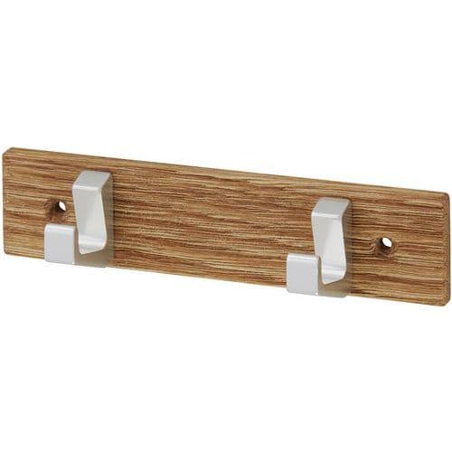 Nástěnný věšák na ručníky Gardelux, 2 háčky, délka 15 cm