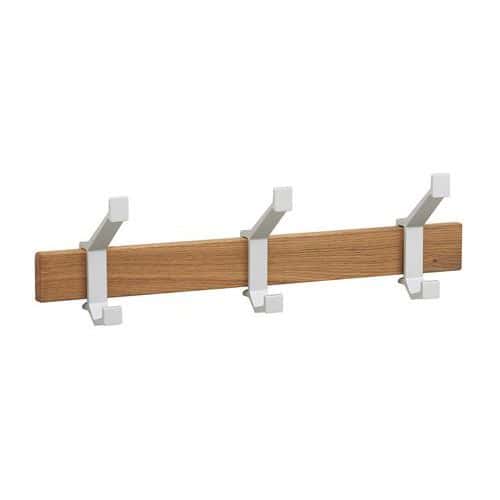 Nástěnný věšák na ručníky Gardelux, 3 háčky, délka 40 cm