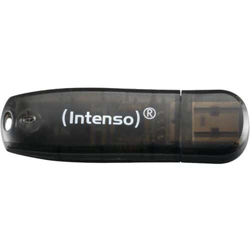 Flash disk Rainbow Line USB 2.0 Intenso, černá, 16 GB