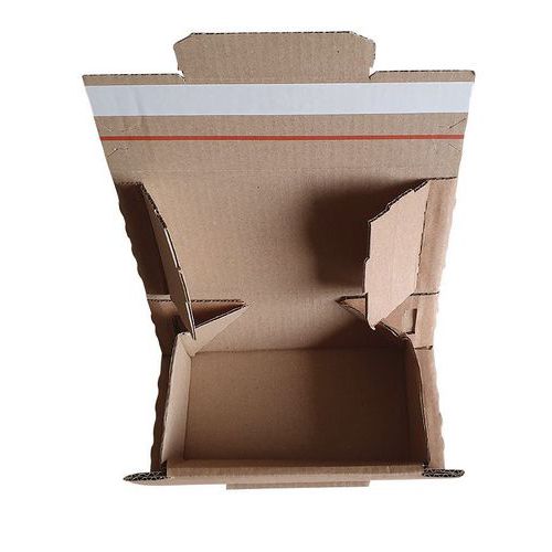 Kartonová krabice, 243 x 146 x 89 mm, samolepicí