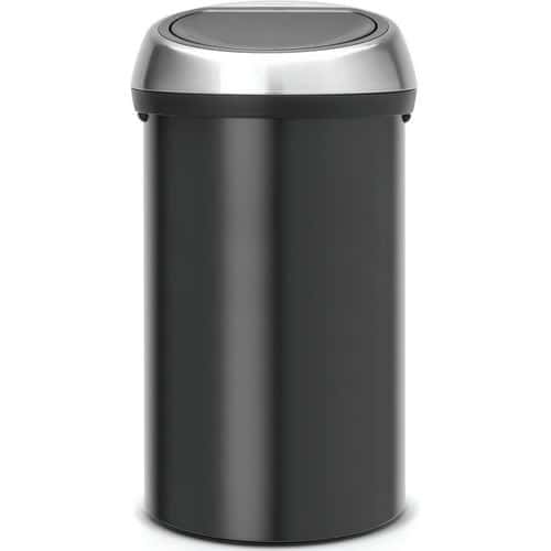 Odpadkový koš Soft–Touch 60 l FPP matný/černý