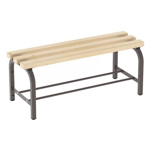 Lavice Ella s roštem, 100 cm, hnědá