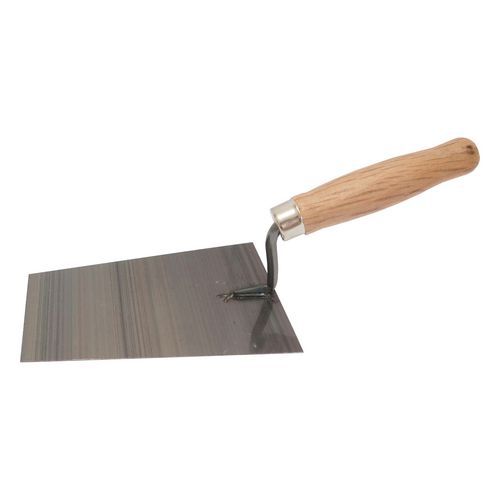 TOPTRADE lžíce zednická, ocelová, profi, 160 x 110 mm