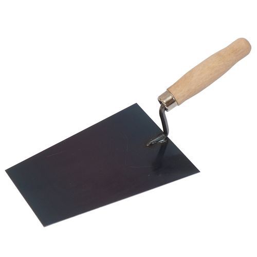 TOPTRADE lžíce zednická, ocelová, profi, 200 x 140 mm