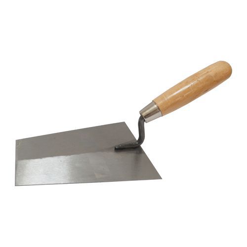 TOPTRADE lžíce zednická, černá, standard, 160 x 130 mm