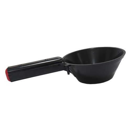 TOPTRADE naběračka s rukojetí, plastová, průměr 160 mm