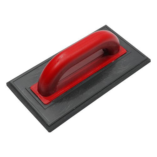 TOPTRADE hladítko ABS, mikropryž, 250 x 130 x 8 mm