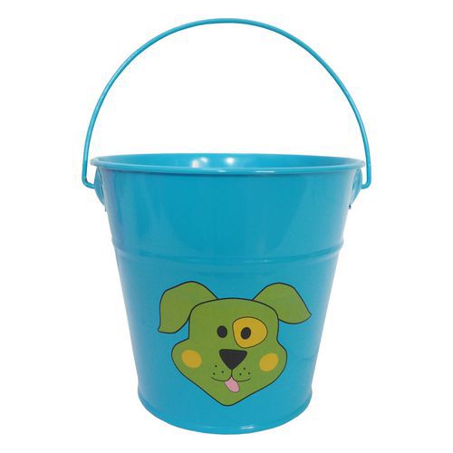 REFLEX dětské zahradní nářadí - vědro, kovové, 1,2 l, modré