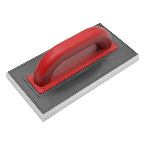 TOPTRADE hladítko ABS, molitan jemný, řezaný, 250 x 130 x 30 mm