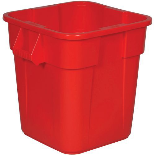 Plastový kontejner Rubbermaid Square, objem 106 l, červený
