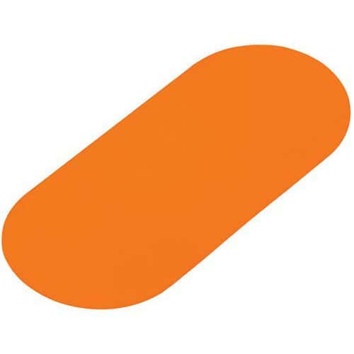 Podlahové značení - čára, 80 x 180 mm, oranžové