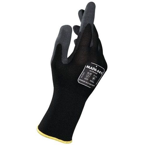 Rukavice Ultrane 641 pro jemnou manipulaci, nitril, vel. 9, vel. 8