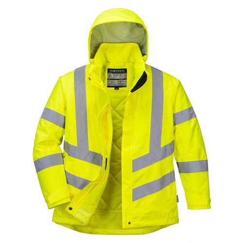 Dámská zimní bunda Hi-Vis, žlutá, vel. XL