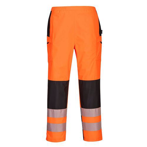 Dámské kalhoty do deště PW3 Hi-Vis, černá/oranžová, vel. S