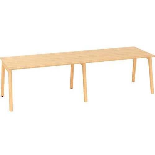 Konferenční stůl Alfa Root, 280 x 100 x 74,2 cm, dub
