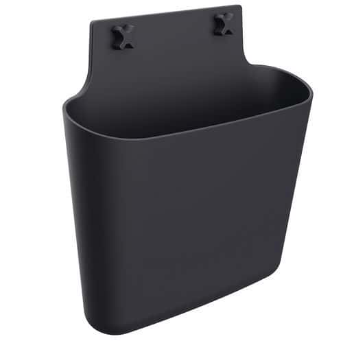 Závěsný držák na prospekty Paperflow XL, 1 přihrádka, černý
