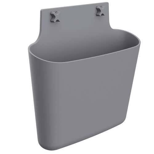Závěsný držák na prospekty Paperflow XL, 1 přihrádka, antracit