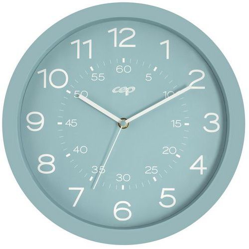 Analogové hodiny CEP Riviera 820, průměr 30 cm, zelené
