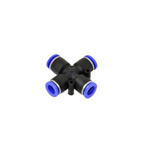 Automatická hadicová spojka, PU/PE, kříž 10mm GEKO