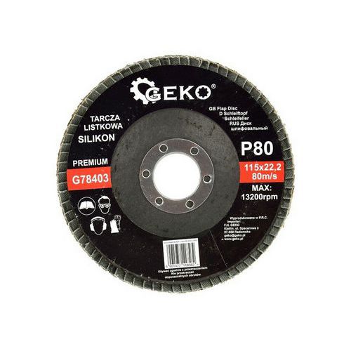 Lamelový kotouč, 115mm, P80 GEKO