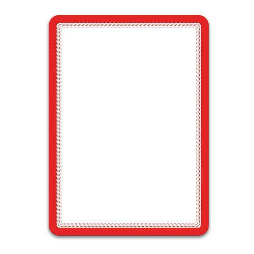 Informační kapsa Varna A4, magnetická, červená