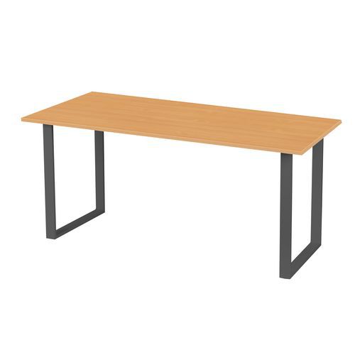 Kancelářský stůl Square, 120 x 80 x 75 cm, rovné provedení, buk
