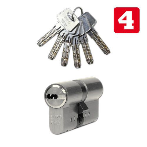 Bezpečnostní vložka EuroXStar, 45/50 mm, nikl