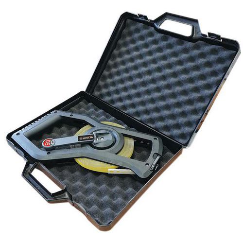 Ocelové a polyamidové pouzdro s metrem, délka 50 m