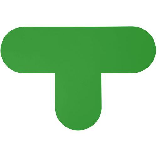 Signalizační podlahové značení Manutan Expert, 20 x 30 cm, 10 ks, zelené