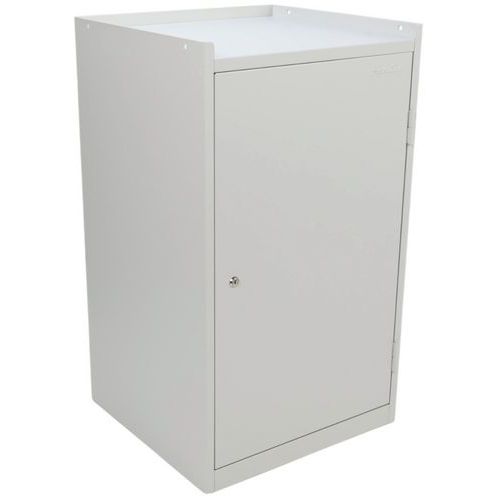 Dílenská skříň na nářadí Manutan Expert, 91,5 x 53,3 x 50 cm, šedá/šedá