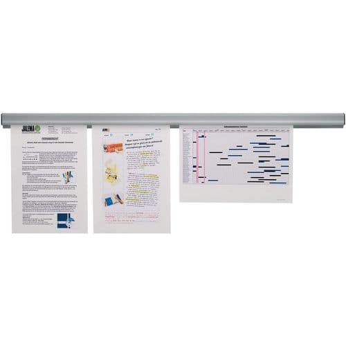 Prezentační lišta Jalema Grip-a-Strip, nástěnná, 90 cm