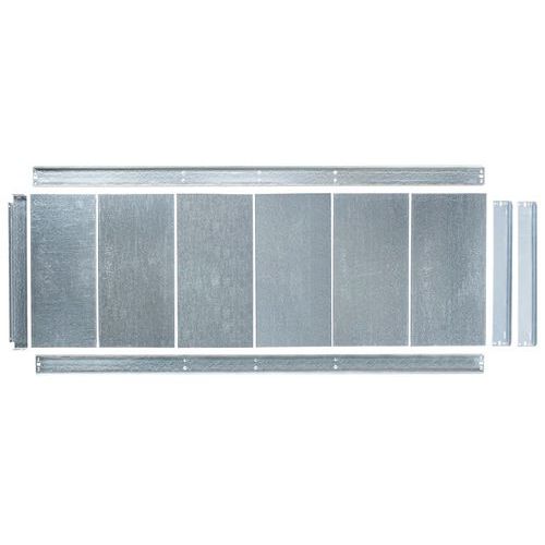 Přídavné ocelové panely, 183 x 61 cm, 440 kg, pozink