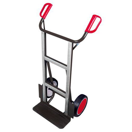 Rudl RU228, do 250 kg, 64 x 42,5 x 114,5 cm, plná kola, šedý