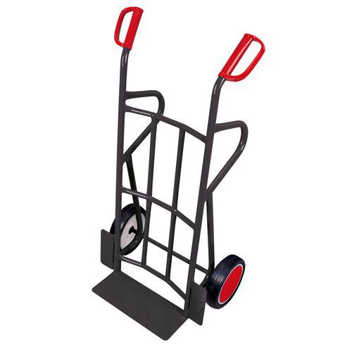 Rudl RU230, do 250 kg, 62 x 50 x 122 cm, plná kola, šedý