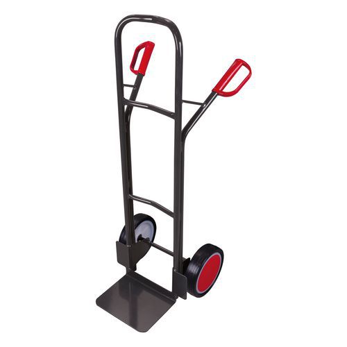 Rudl RU235, do 250 kg, 57 x 58,5 x 131 cm, s plnými koly, šedý