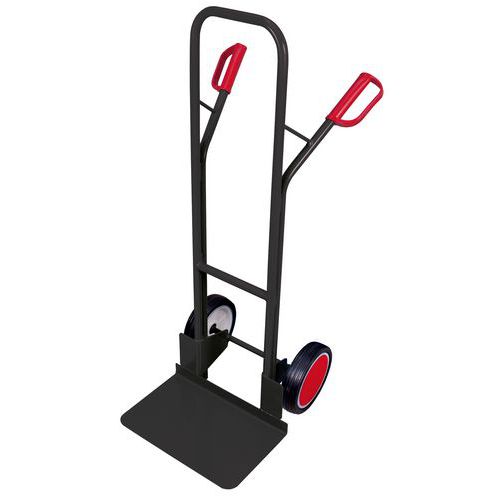 Rudl RU246, do 250 kg, 57 x 65 x 130,5 cm, s plnými koly, šedý