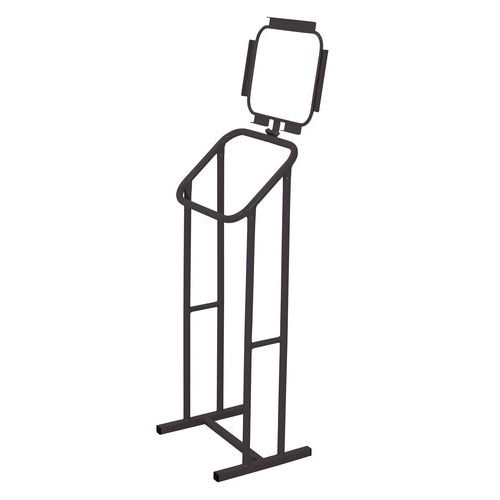 Stojan na odpadkové pytle Portland, 240 l, šedý
