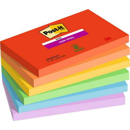 Post-it Super Sticky bločky, 76 x 127 x 61 mm