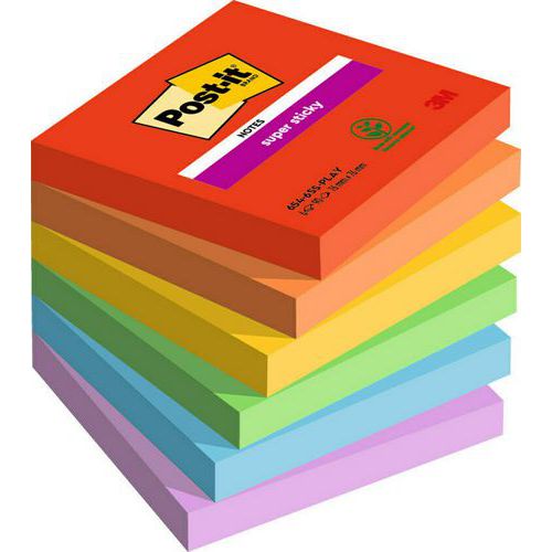 Post-it Super Sticky bločky, 76 x 76 x 61 mm