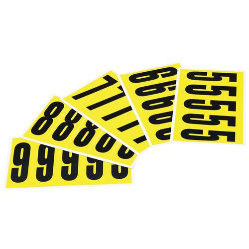 Samolepicí číslice, 13 x 45 mm