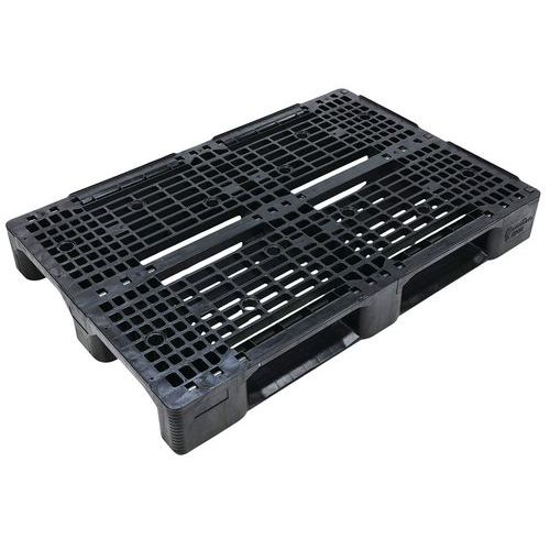 Plastová paleta Smart Euro, 15 x 120 x 80 cm, s ocelovými výztuhami