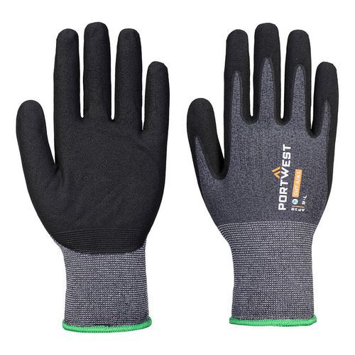 Rukavice SG Grip15 Eco Nitrile (Pk12), černá/šedá, vel.L