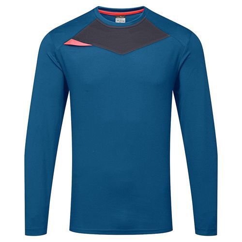 DX4 triko L/S, modrá, vel.L