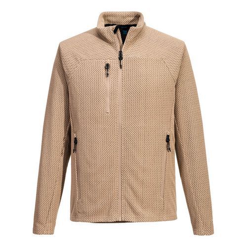 EV4 Texturovaný fleece, světle hnědá, vel.L